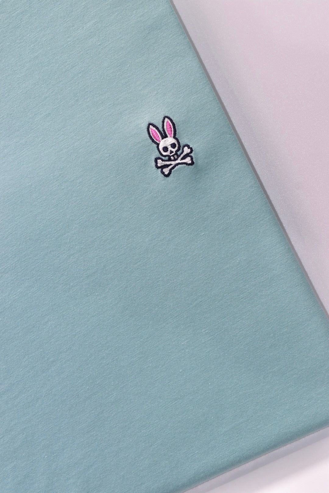 CAMISETA BASICA PSYCHO BUNNY ORIGINAL AZUL TIFFANY