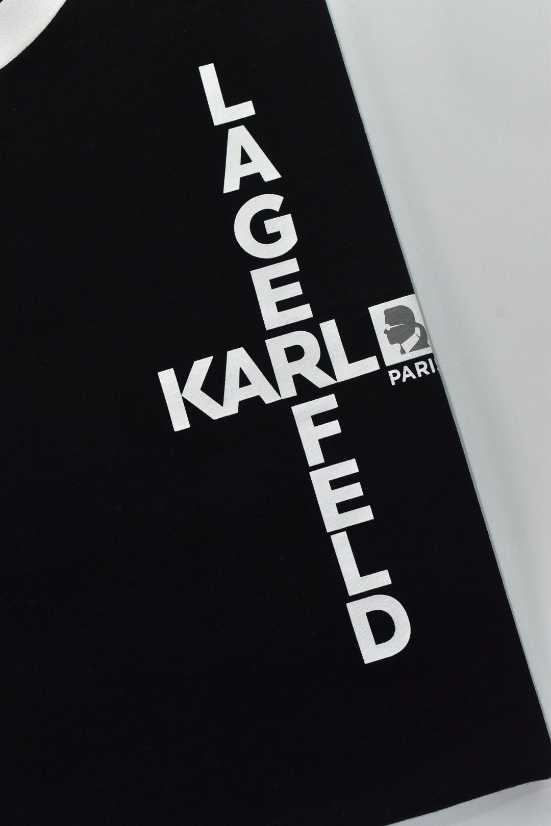 CAMISETA KARL LAGERFELD COLECCION ORIGINAL NEGRO C0166