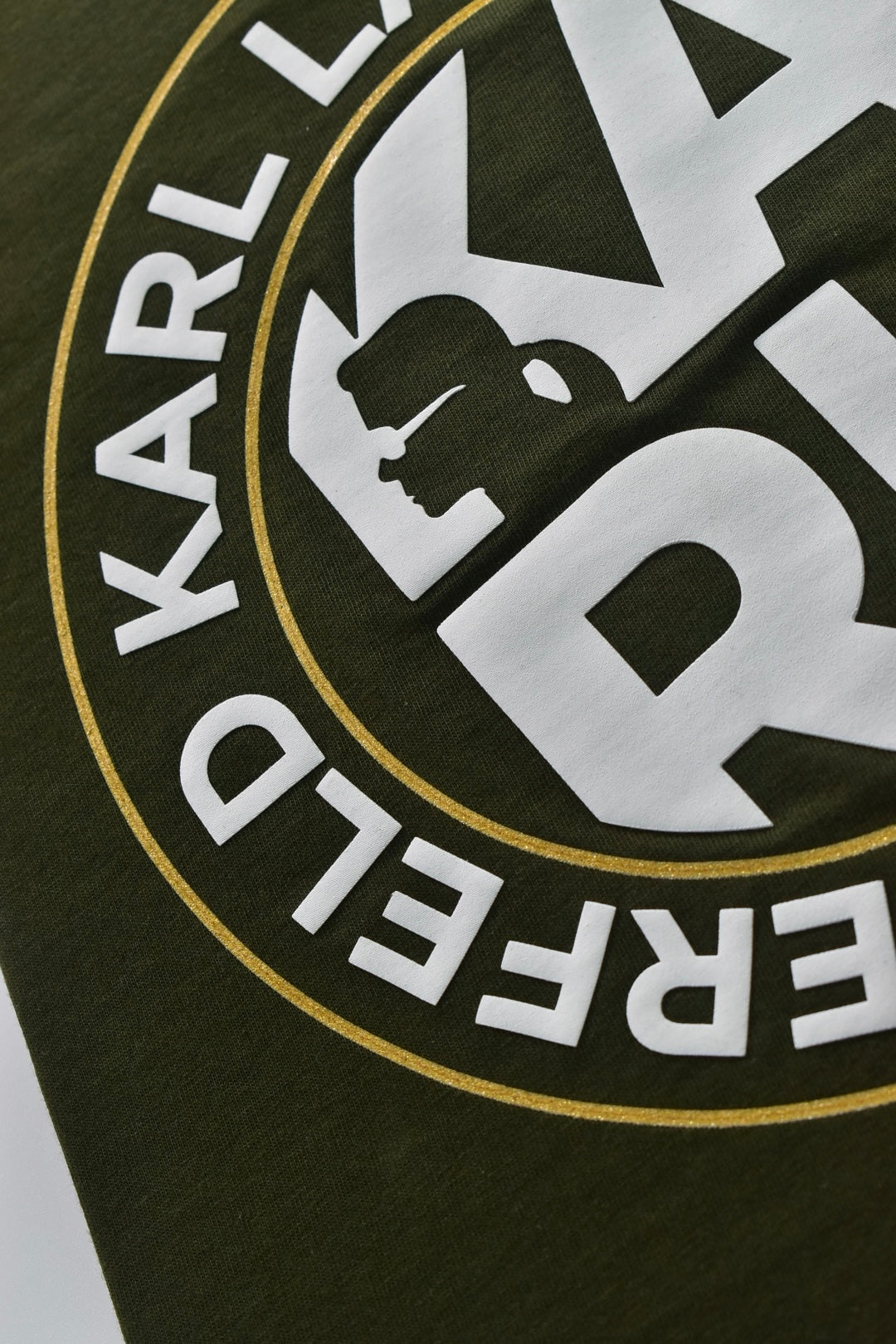 CAMISETA KARL LAGERFELD COLECCION ORIGINAL VERDE MUSGO C0296