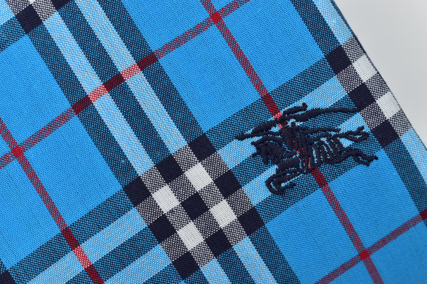 CAMISA MANGA LARGA BURBERRY CUADROS AZUL OSCURO