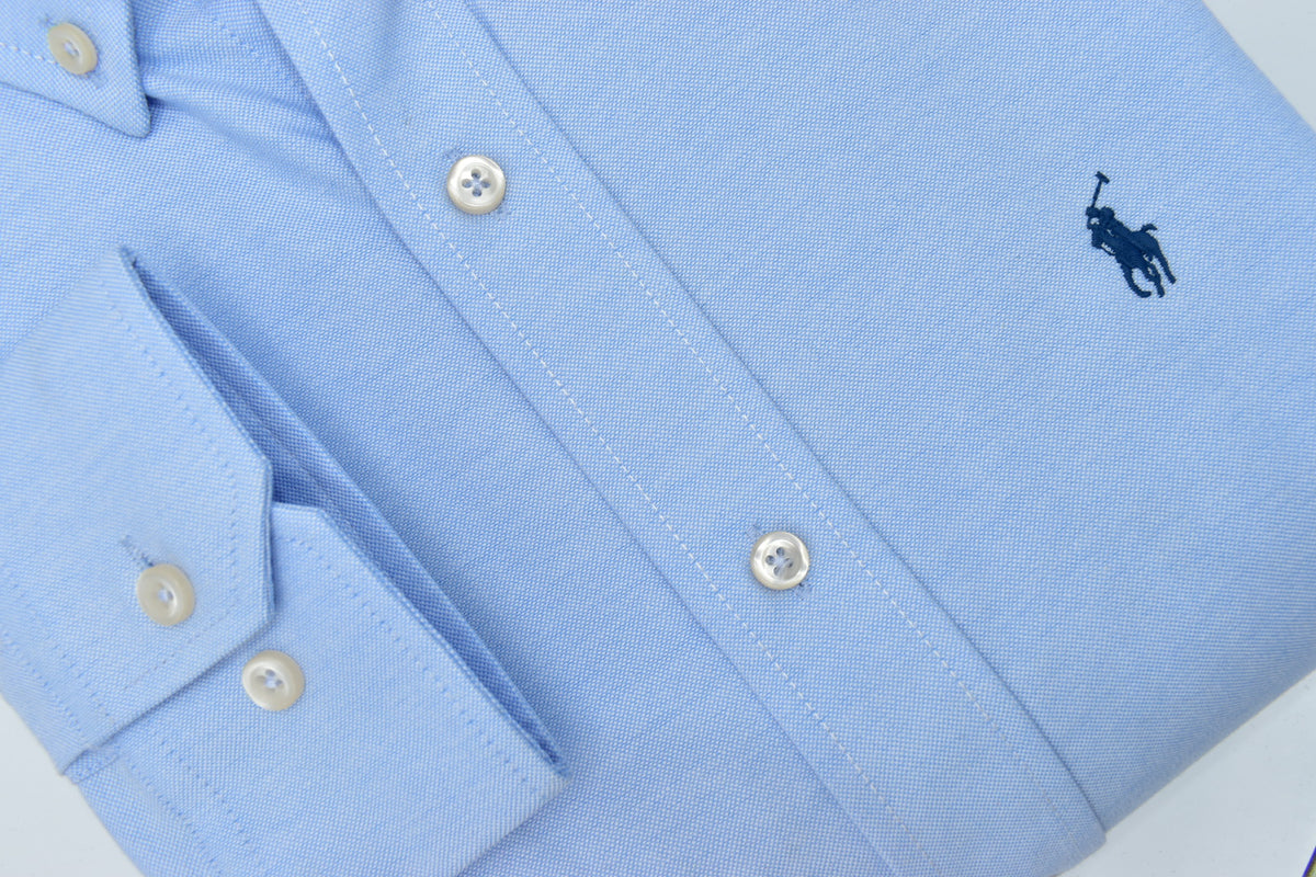 CAMISA MANGA LARGA POLO RALPH LAUREN (PRL) AZUL GRISACEO