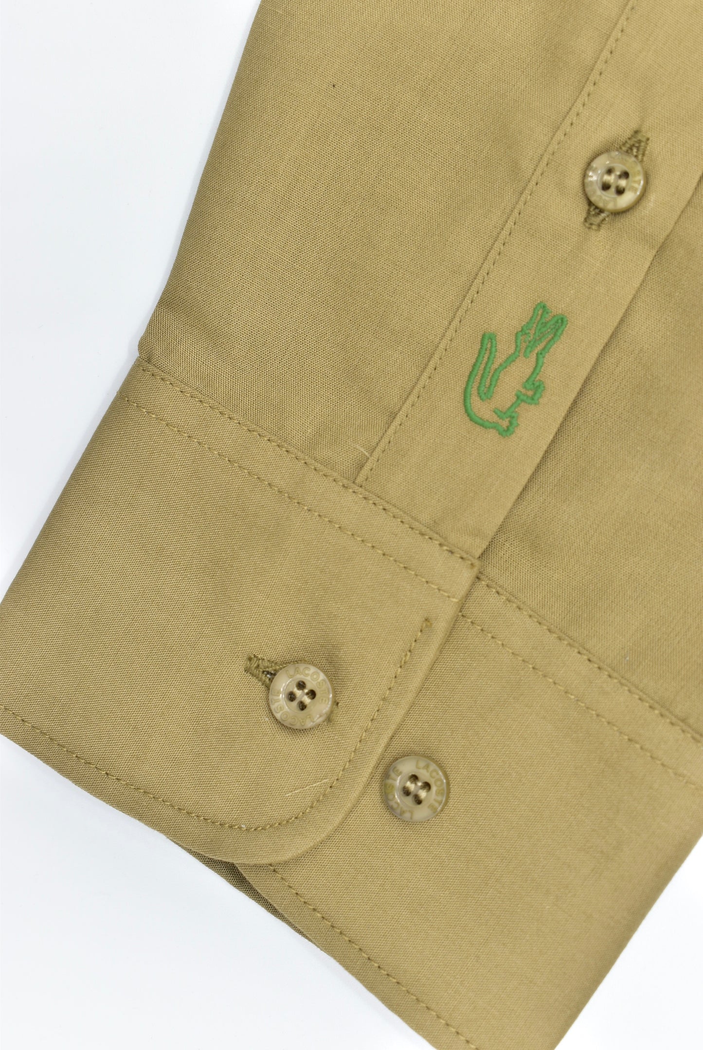 CAMISA MANGA LARGA LACOSTE (LAC) VERDE OLIVA