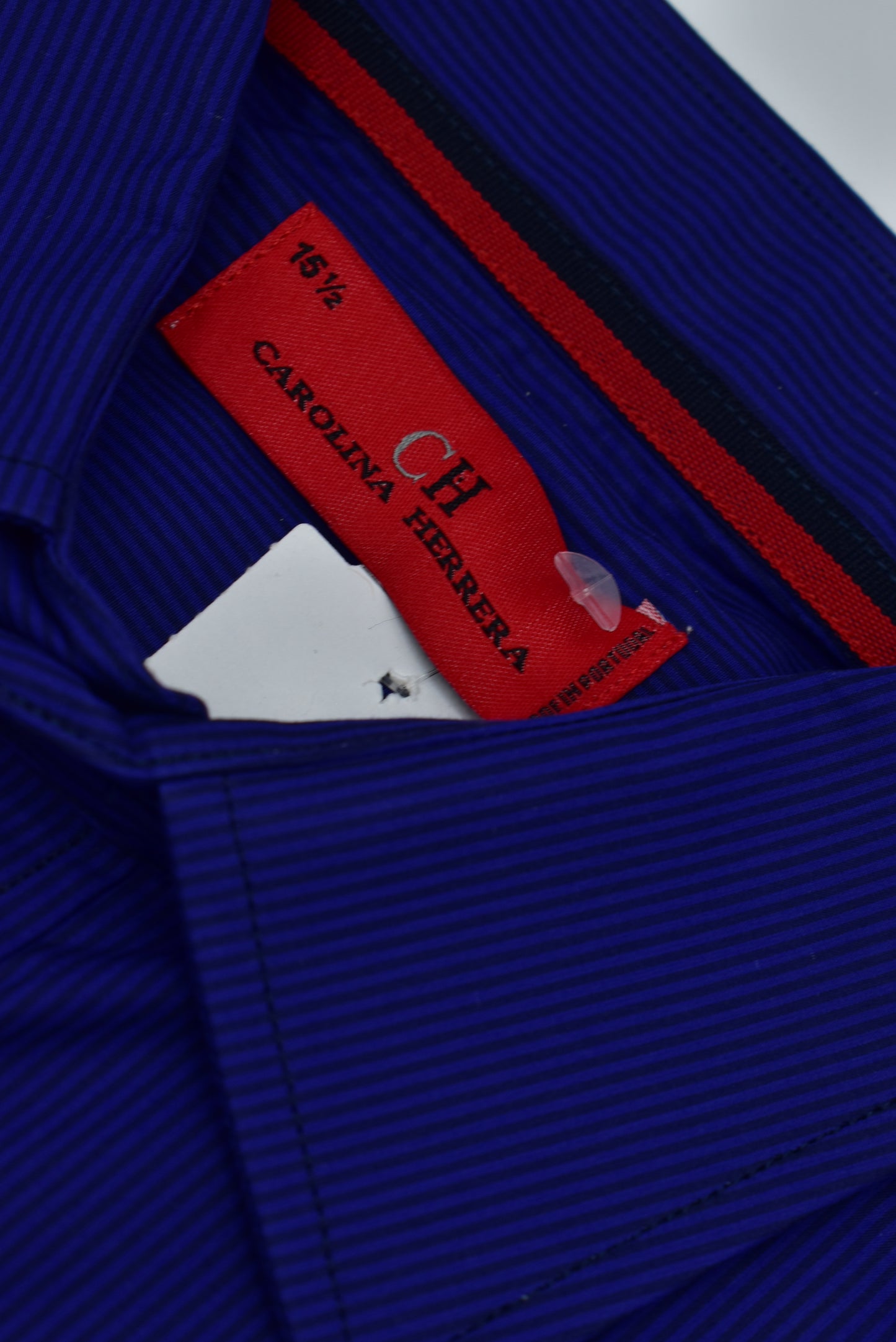 CAMISA MANGA LARGA CAROLINA HERRERA AZUL REY