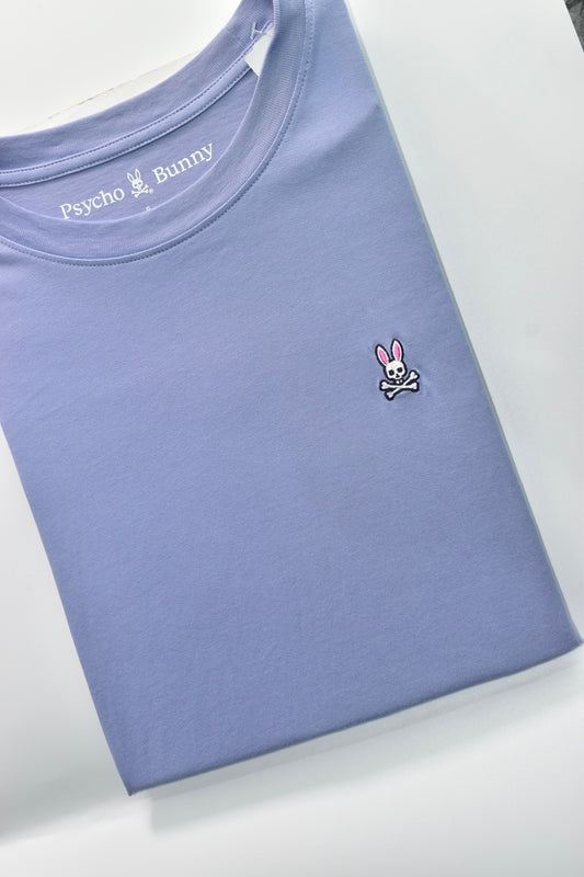CAMISETA BASICA PSYCHO BUNNY ORIGINAL AZUL GRISACEO