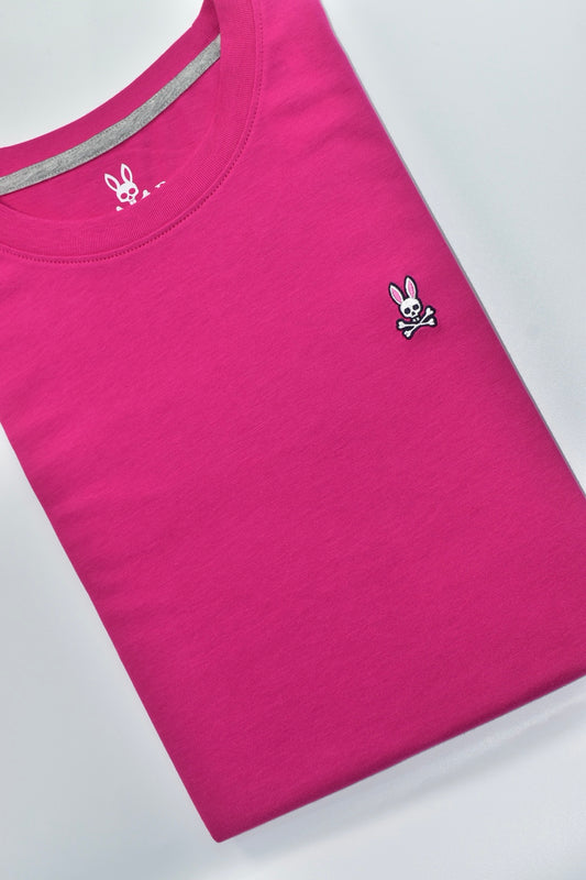 CAMISETA BASICA PSYCHO BUNNY ORIGINAL FUCSIA OSCURO
