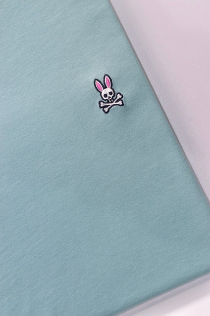 CAMISETA BASICA PSYCHO BUNNY ORIGINAL AZUL TIFFANY