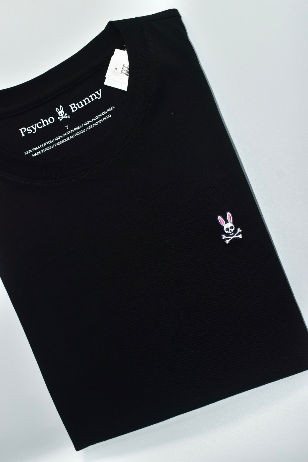 CAMISETA BASICA PSYCHO BUNNY ORIGINAL NEGRO