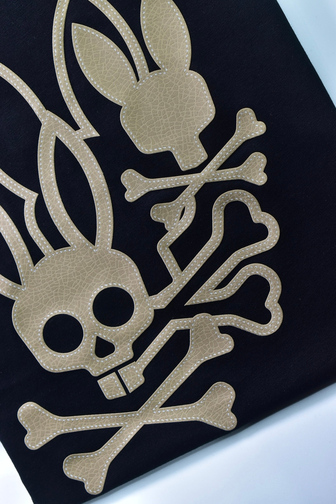 CAMISETA PSYCHO BUNNY COLECCION ORIGINAL NEGRO TRICONEJO BEIGE PSB