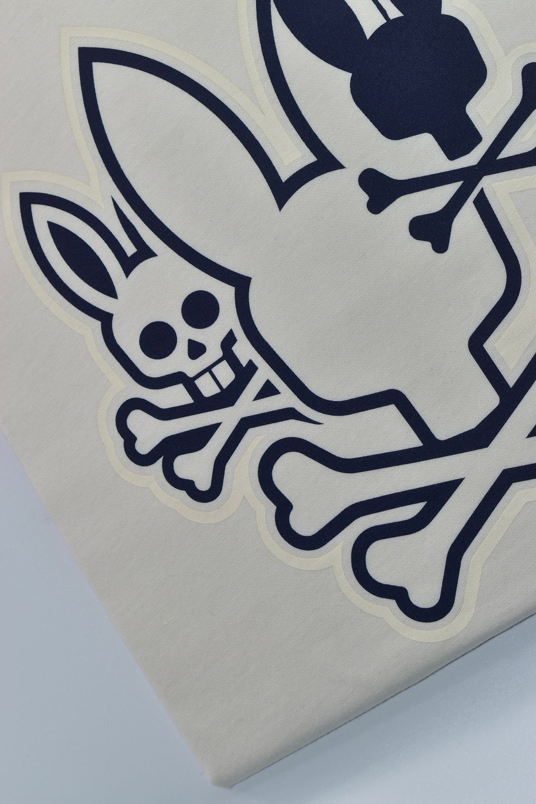 CAMISETA PSYCHO BUNNY COLECCION ORIGINAL BEIGE TRICONEJO AZUL