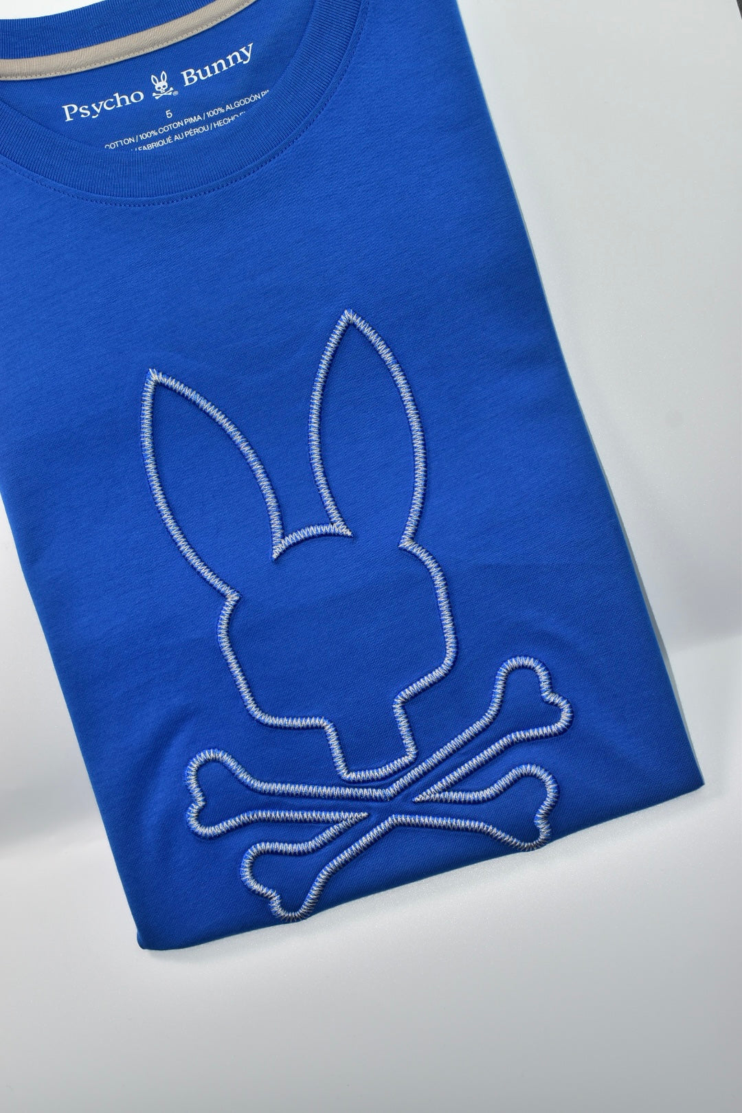 CAMISETA PSYCHO BUNNY COLECCION ORIGINAL AZUL AZUR