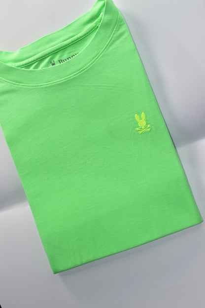 CAMISETA PSYCHO BUNNY COLECCION ORIGINAL VERDE NEON