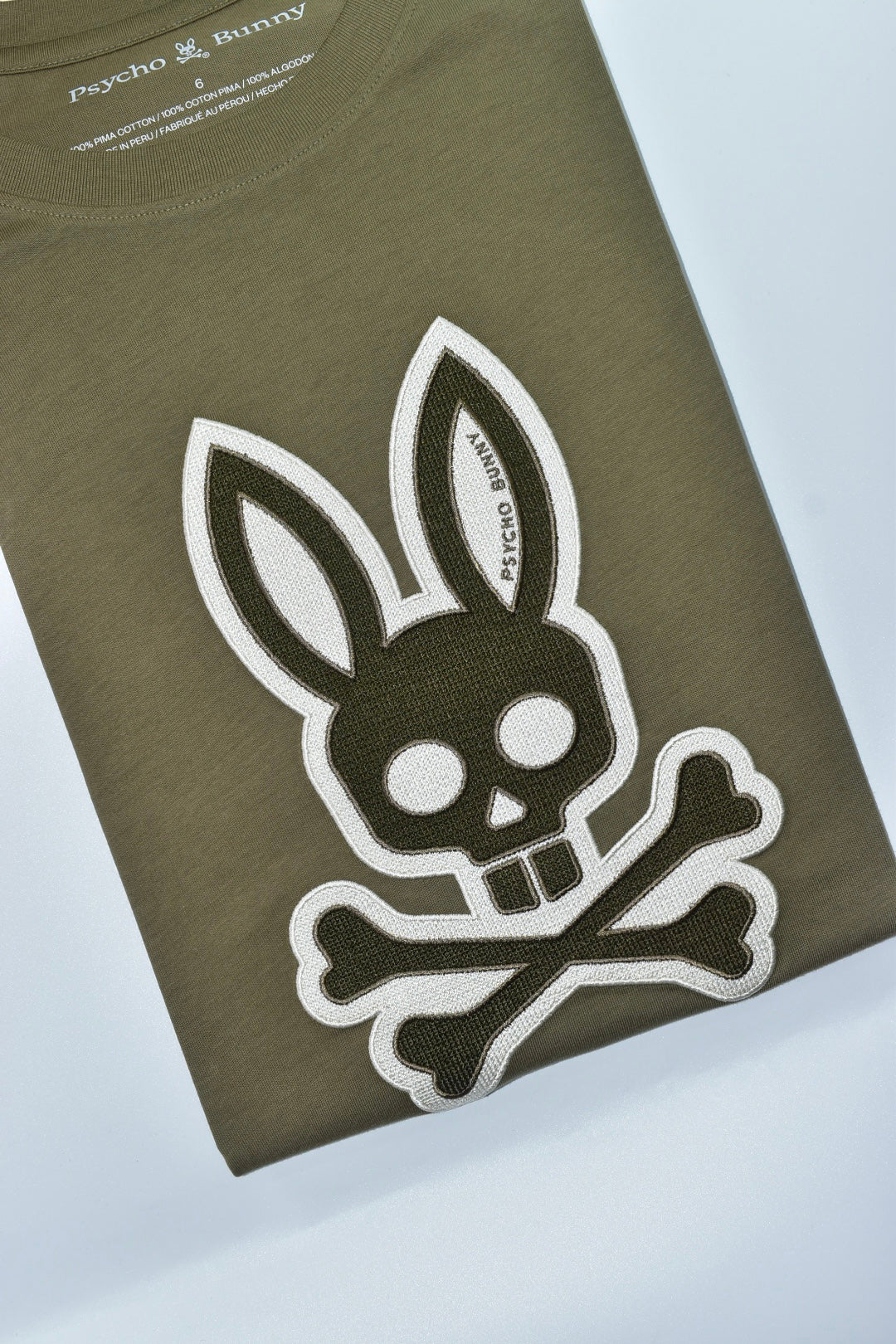 CAMISETA PSYCHO BUNNY COLECCION ORIGINAL VERDE OLIVA