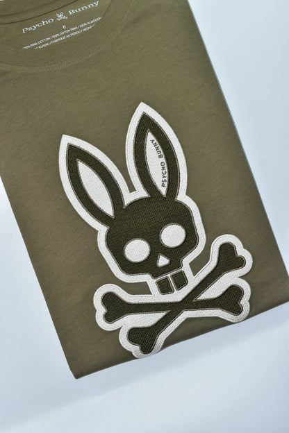 CAMISETA PSYCHO BUNNY COLECCION ORIGINAL VERDE OLIVA