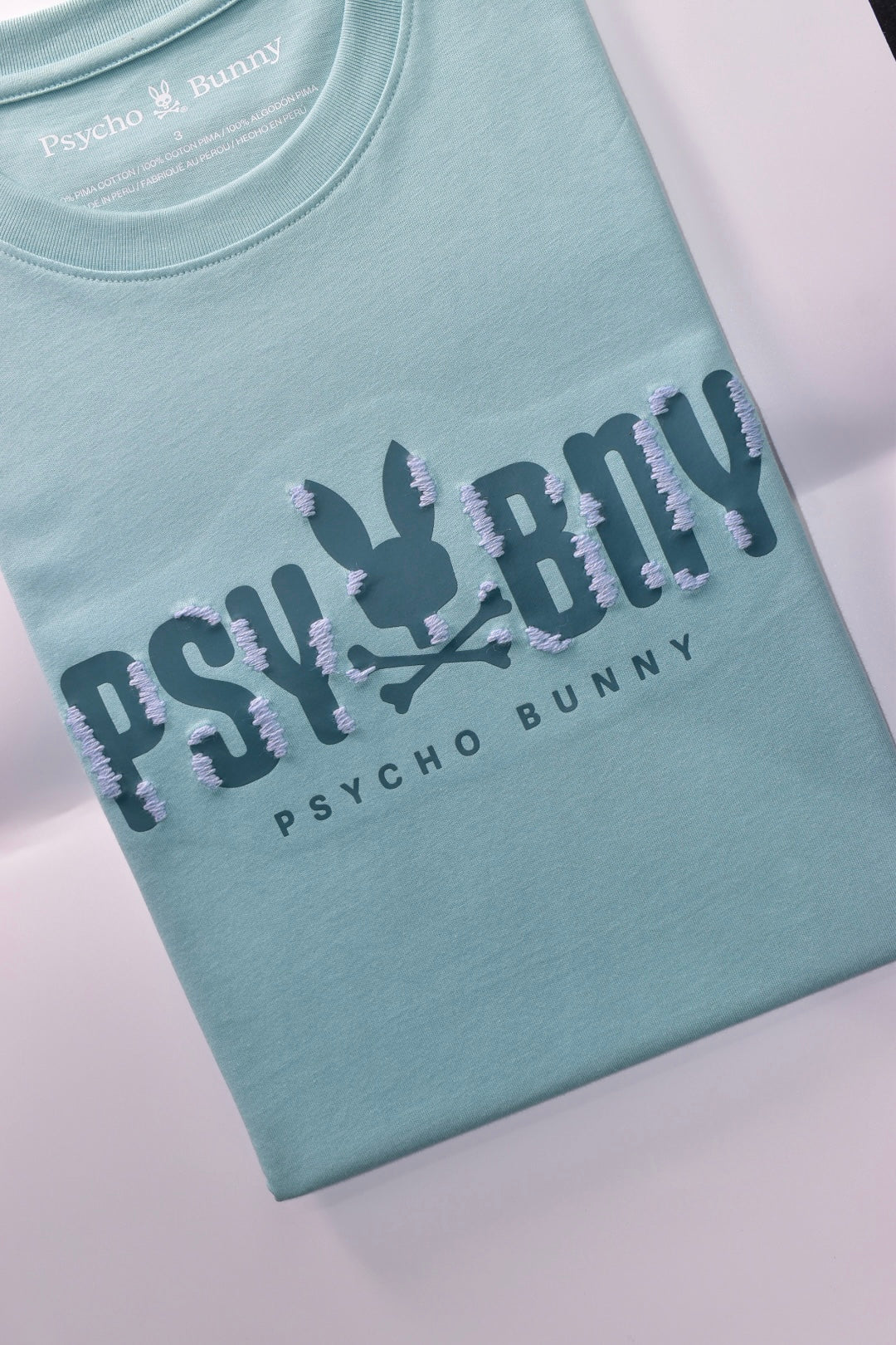 CAMISETA PSYCHO BUNNY COLECCION ORIGINAL AZUL TIFFANY