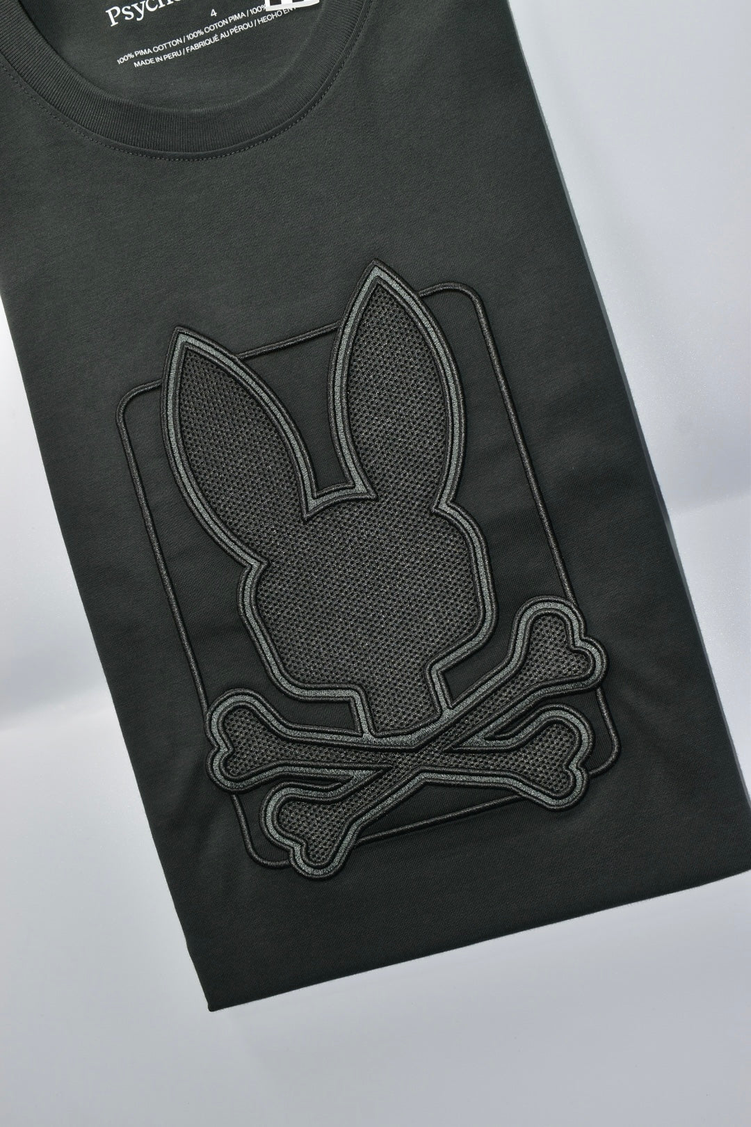 CAMISETA PSYCHO BUNNY COLECCION ORIGINAL VERDE ALGA