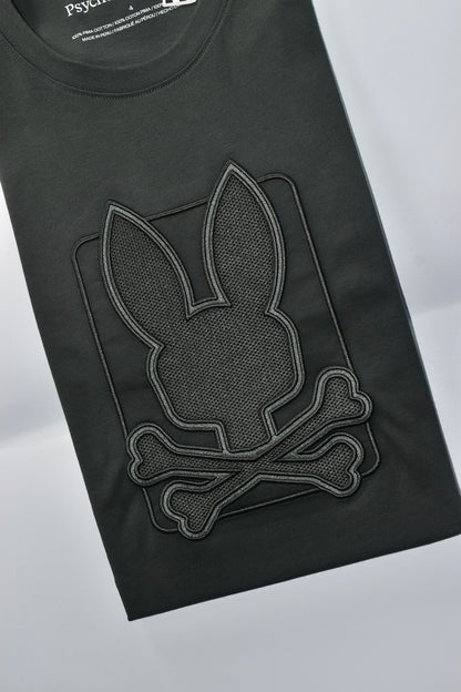 CAMISETA PSYCHO BUNNY COLECCION ORIGINAL VERDE ALGA