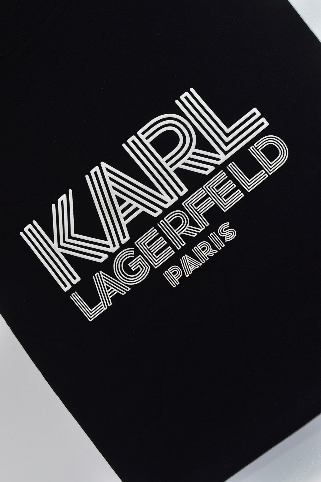 CAMISETA KARL LAGERFELD COLECCION ORIGINAL NEGRO C0123