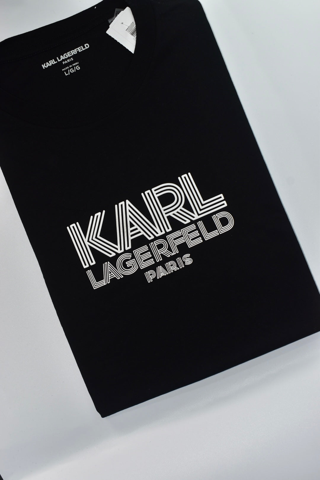 CAMISETA KARL LAGERFELD COLECCION ORIGINAL NEGRO C0123