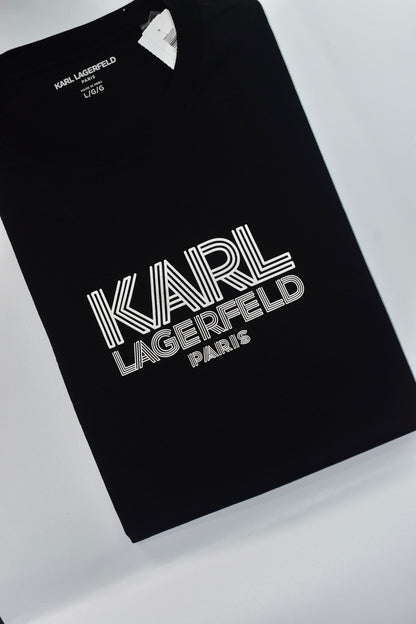 CAMISETA KARL LAGERFELD COLECCION ORIGINAL NEGRO C0123