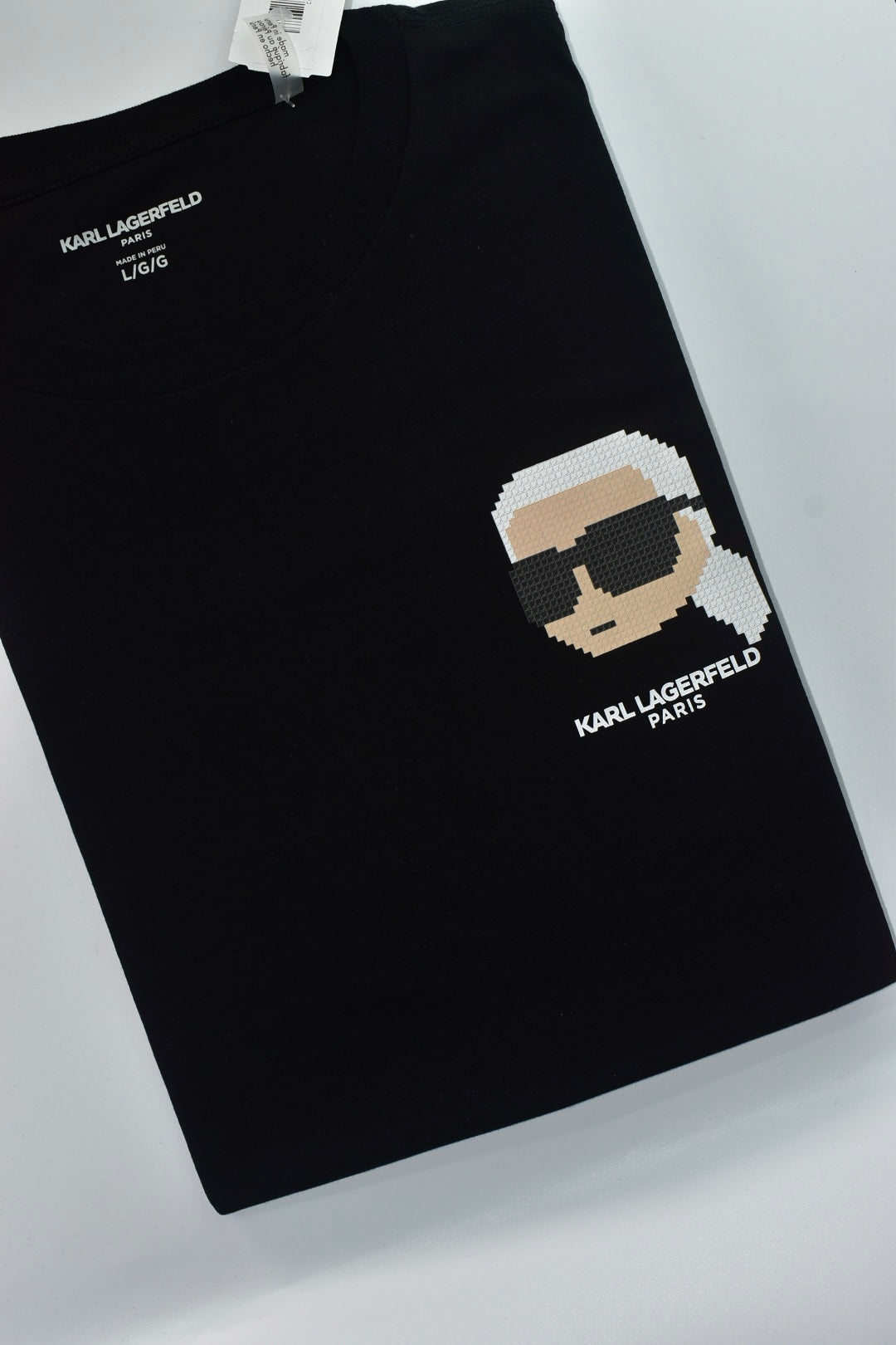 CAMISETA KARL LAGERFELD COLECCION ORIGINAL NEGRO C0126