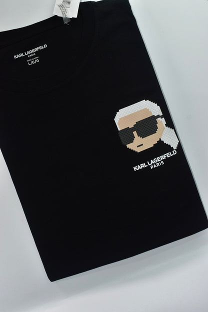 CAMISETA KARL LAGERFELD COLECCION ORIGINAL NEGRO C0126