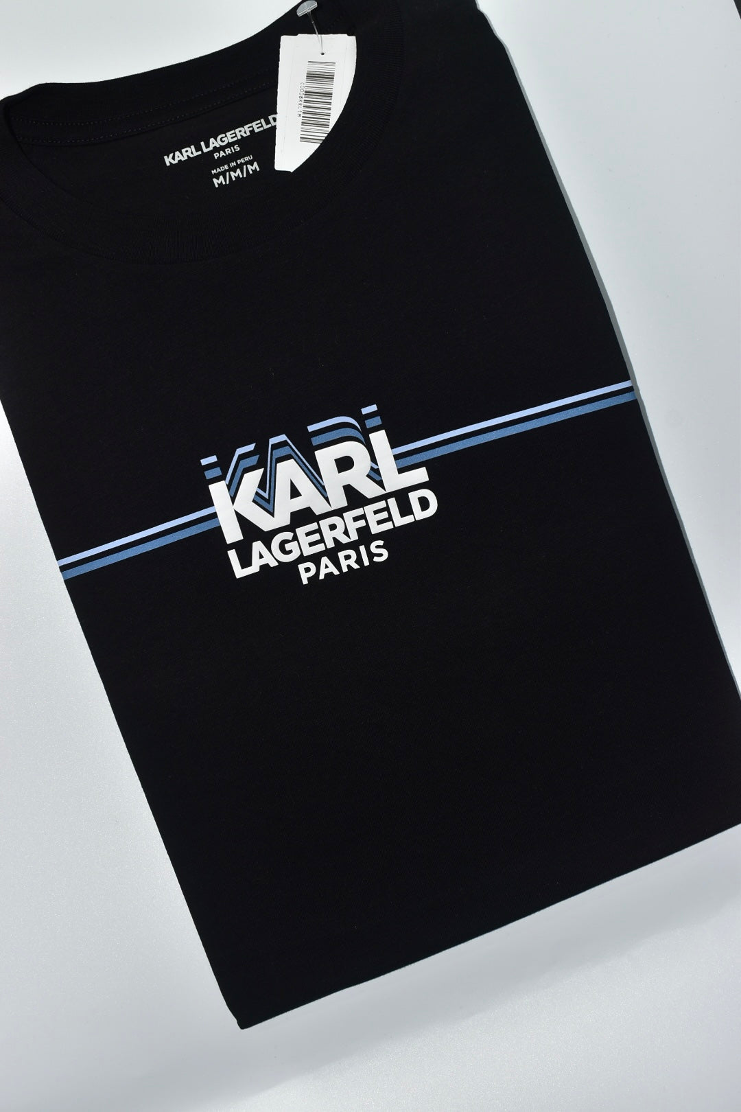 CAMISETA KARL LAGERFELD COLECCION ORIGINAL NEGRO C0128