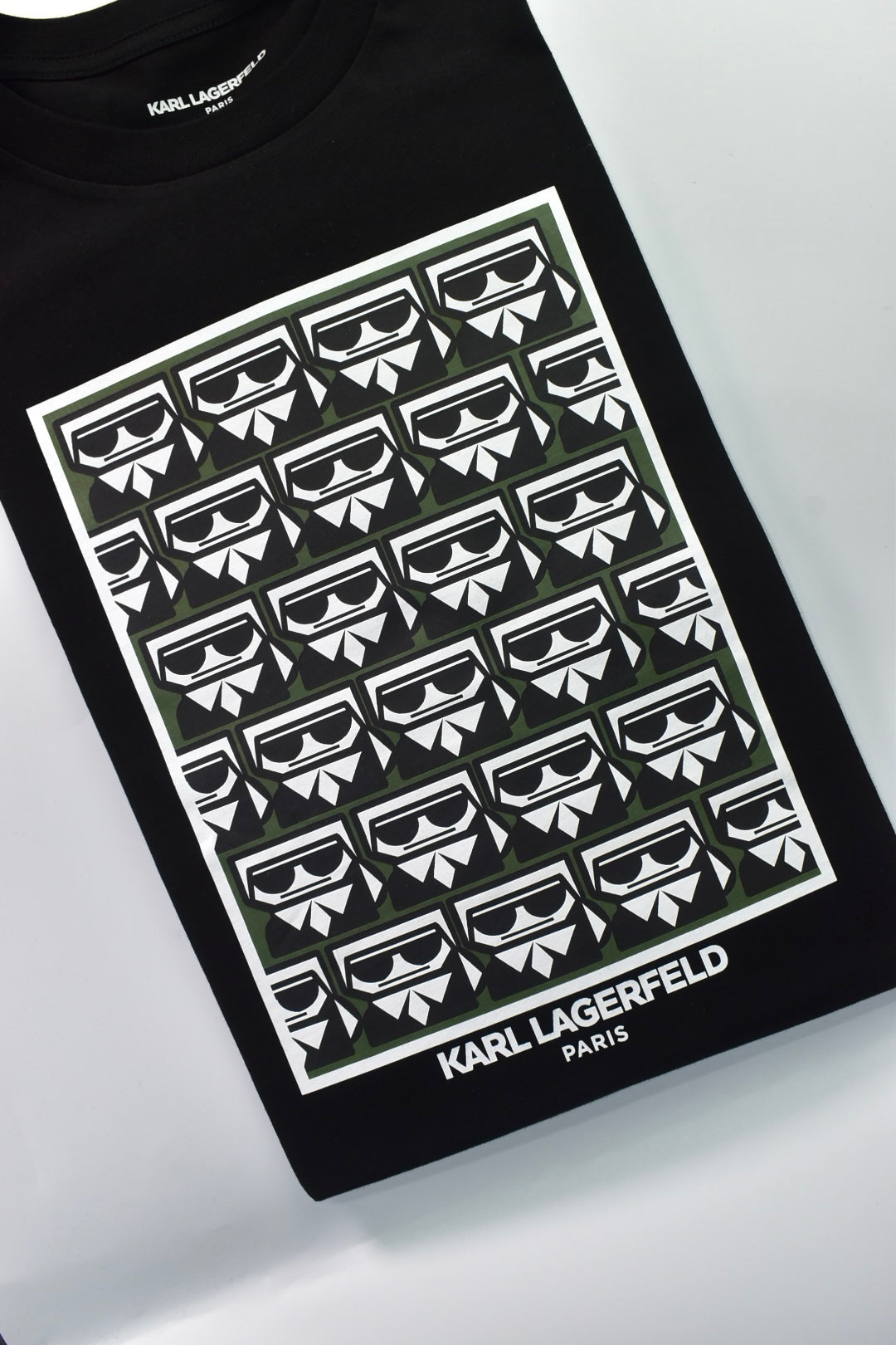 CAMISETA KARL LAGERFELD COLECCION ORIGINAL NEGRO C0131