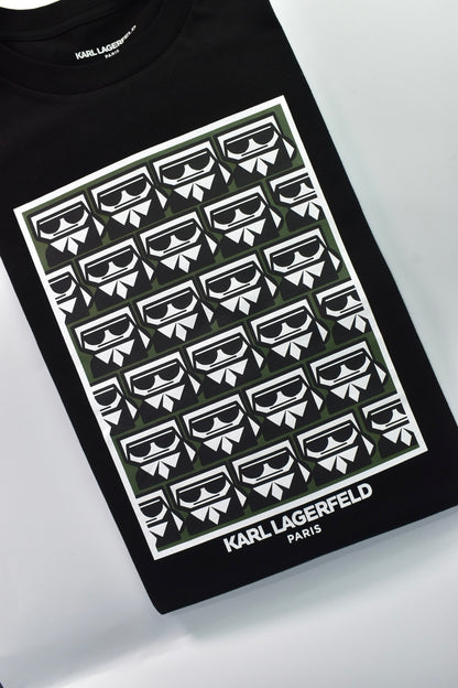 CAMISETA KARL LAGERFELD COLECCION ORIGINAL NEGRO C0131