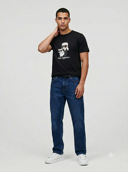 CAMISETA KARL LAGERFELD COLECCION ORIGINAL NEGRO C0134