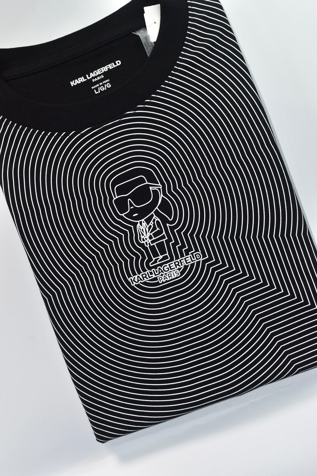 CAMISETA KARL LAGERFELD COLECCION ORIGINAL NEGRO C0135