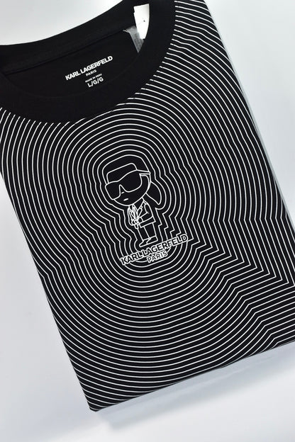 CAMISETA KARL LAGERFELD COLECCION ORIGINAL NEGRO C0135