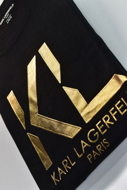 CAMISETA KARL LAGERFELD COLECCION ORIGINAL NEGRO C0136