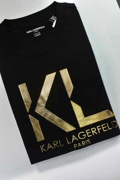 CAMISETA KARL LAGERFELD COLECCION ORIGINAL NEGRO C0136