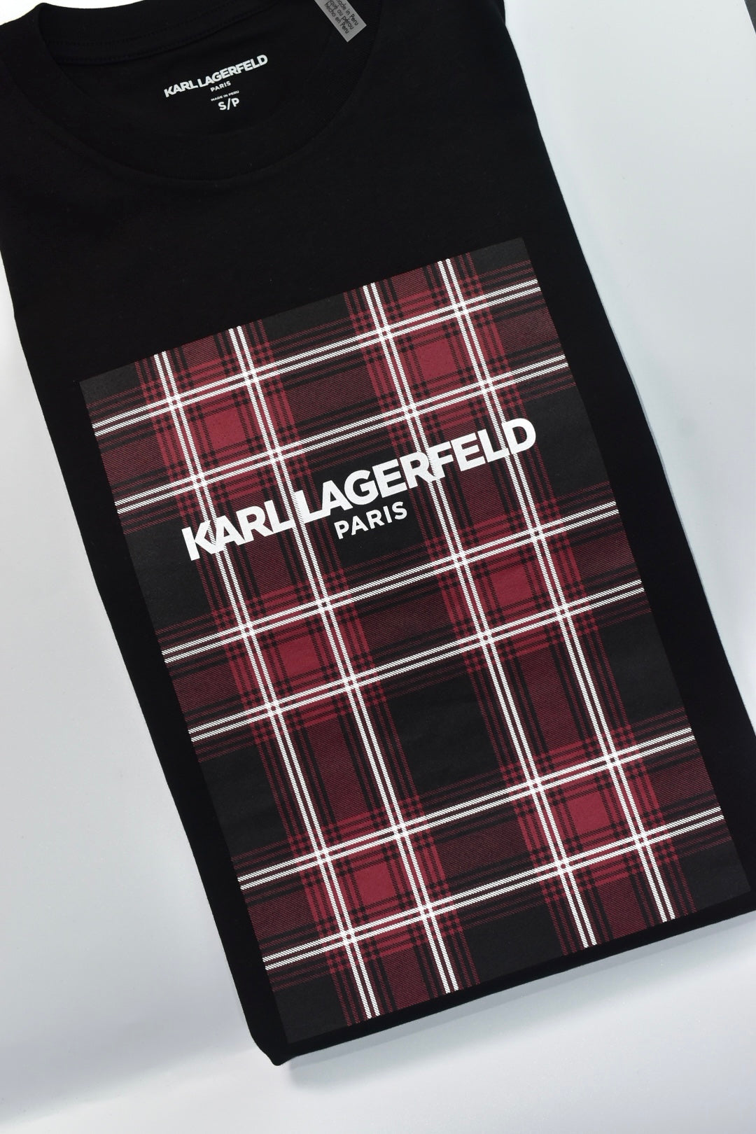 CAMISETA KARL LAGERFELD COLECCION ORIGINAL NEGRO C0138