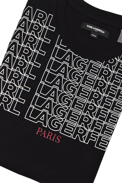CAMISETA KARL LAGERFELD COLECCION ORIGINAL NEGRO C0139