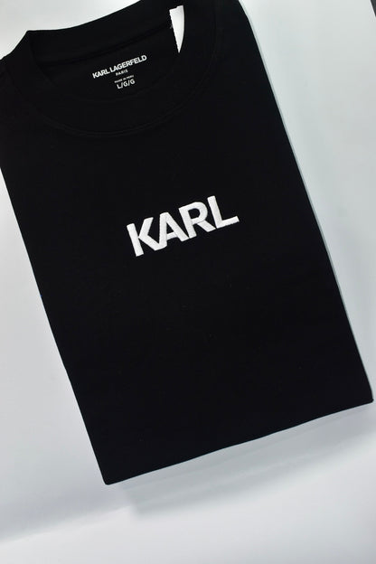 CAMISETA KARL LAGERFELD COLECCION ORIGINAL NEGRO C0140