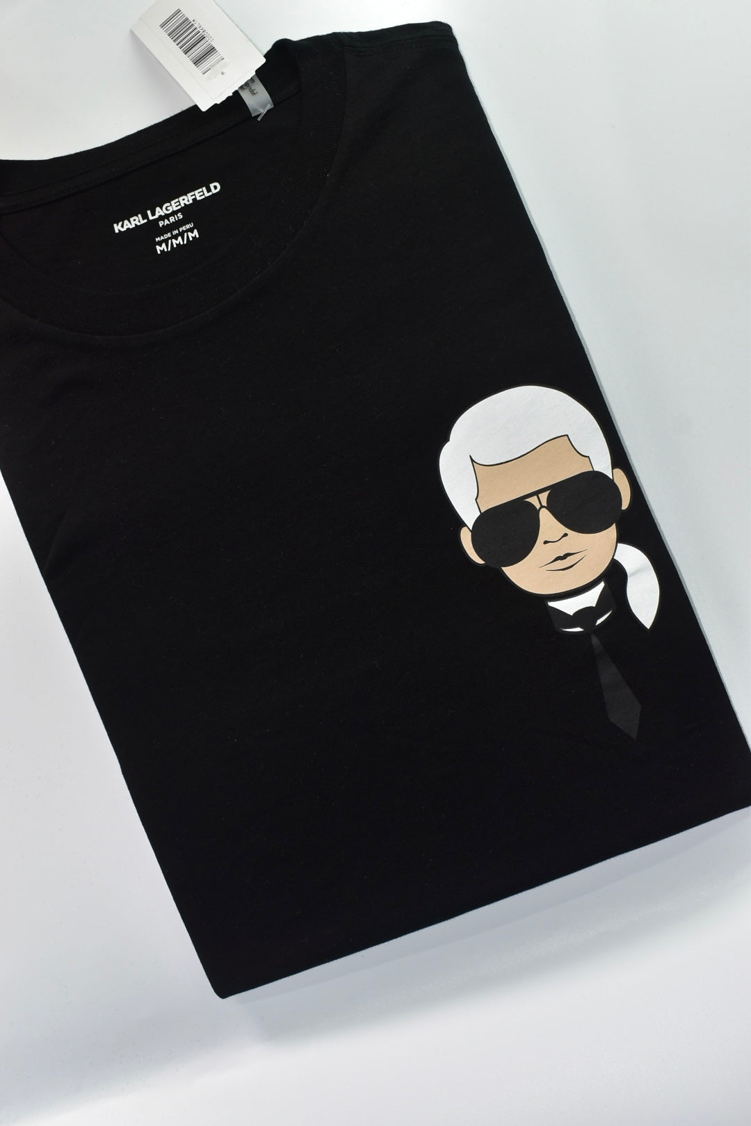 CAMISETA KARL LAGERFELD COLECCION ORIGINAL NEGRO C0141