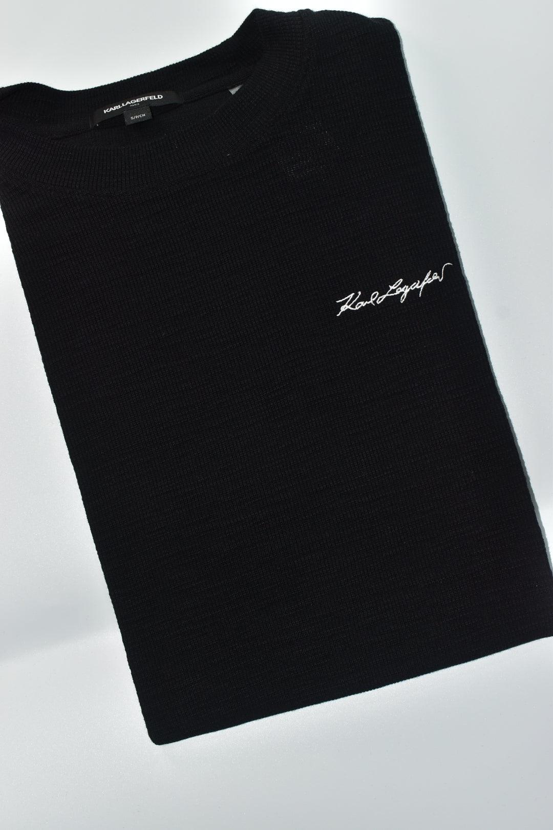 CAMISETA KARL LAGERFELD COLECCION ORIGINAL NEGRO C0143