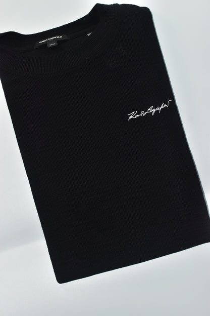 CAMISETA KARL LAGERFELD COLECCION ORIGINAL NEGRO C0143