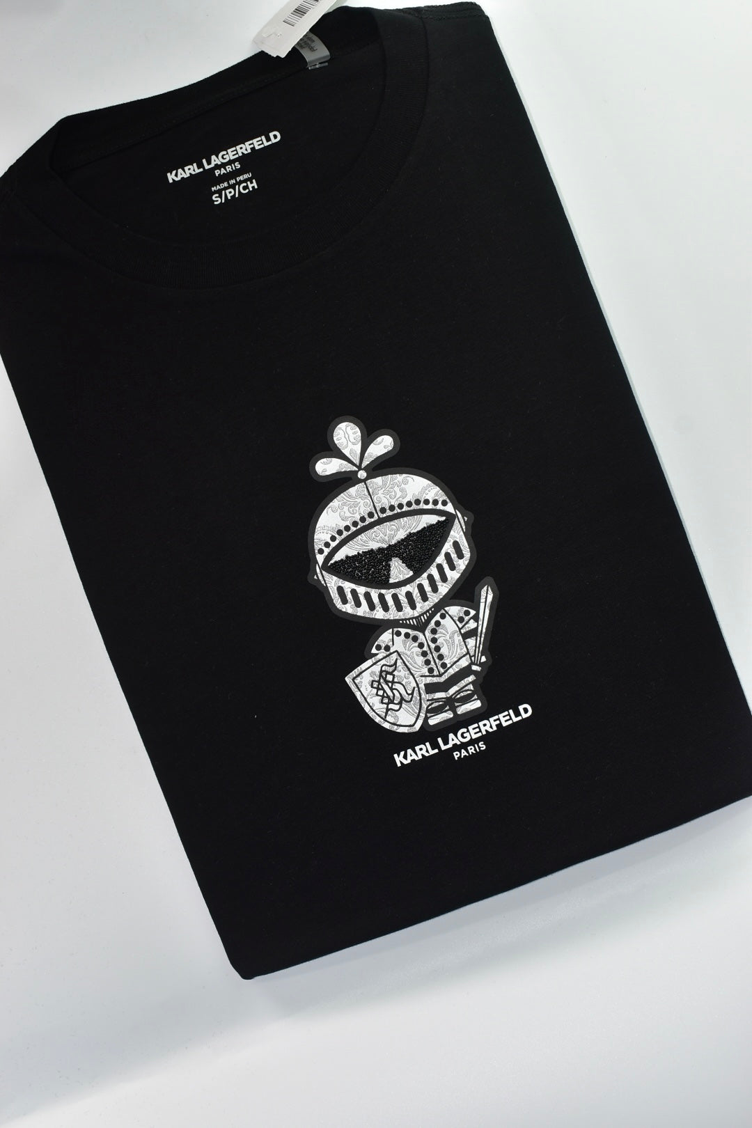 CAMISETA KARL LAGERFELD COLECCION ORIGINAL NEGRO C0144