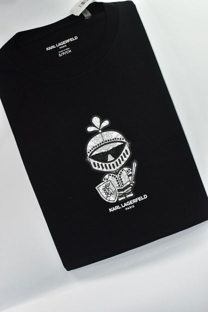 CAMISETA KARL LAGERFELD COLECCION ORIGINAL NEGRO C0144