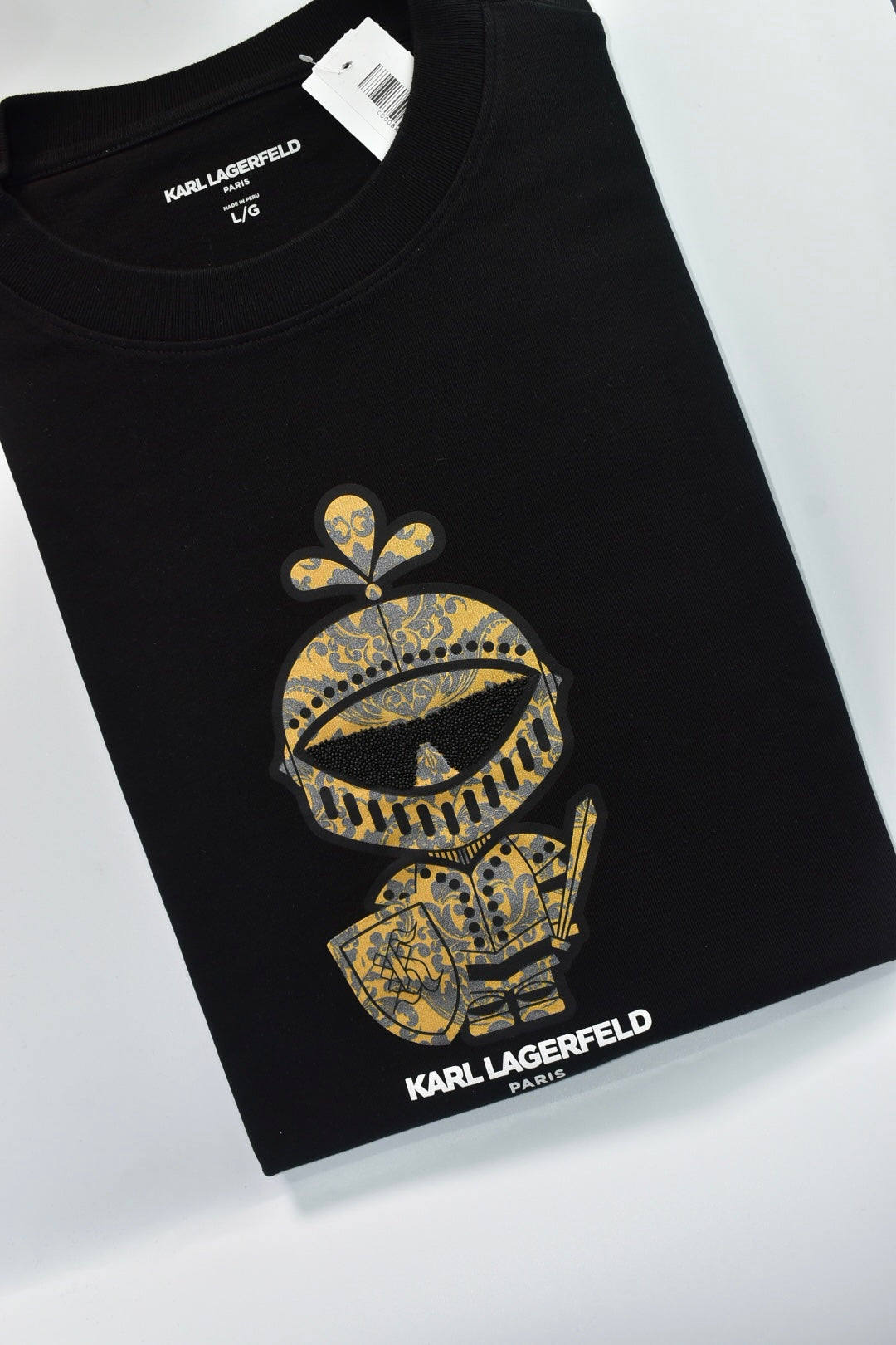 CAMISETA KARL LAGERFELD COLECCION ORIGINAL NEGRO C0145