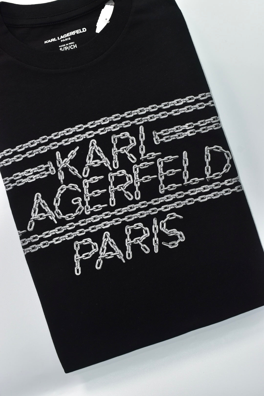 CAMISETA KARL LAGERFELD COLECCION ORIGINAL NEGRO C0153