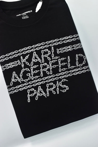 CAMISETA KARL LAGERFELD COLECCION ORIGINAL NEGRO C0153