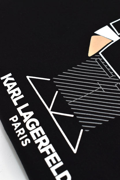 CAMISETA KARL LAGERFELD COLECCION ORIGINAL NEGRO C0154