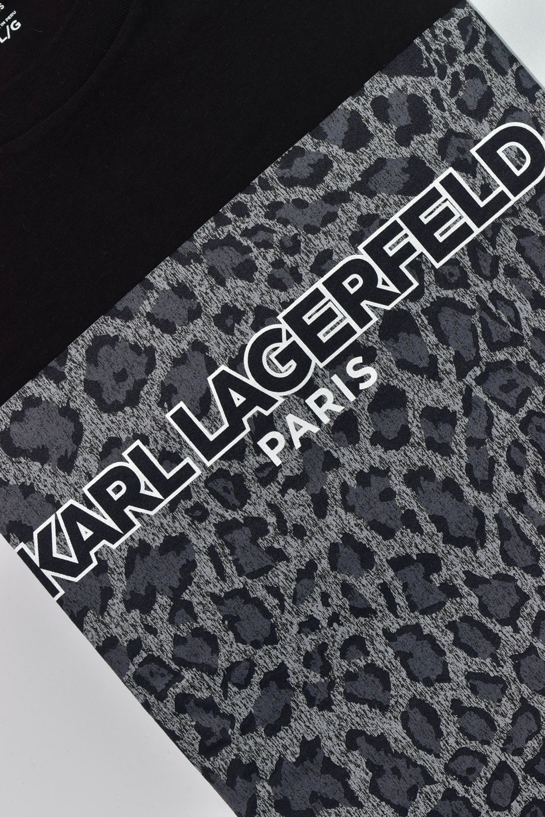 CAMISETA KARL LAGERFELD COLECCION ORIGINAL NEGRO C0155