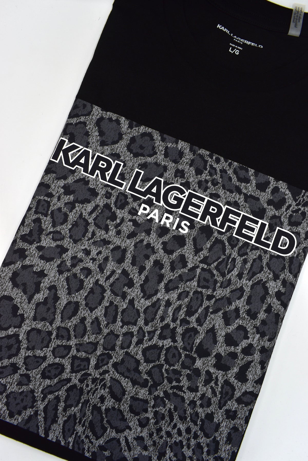 CAMISETA KARL LAGERFELD COLECCION ORIGINAL NEGRO C0155