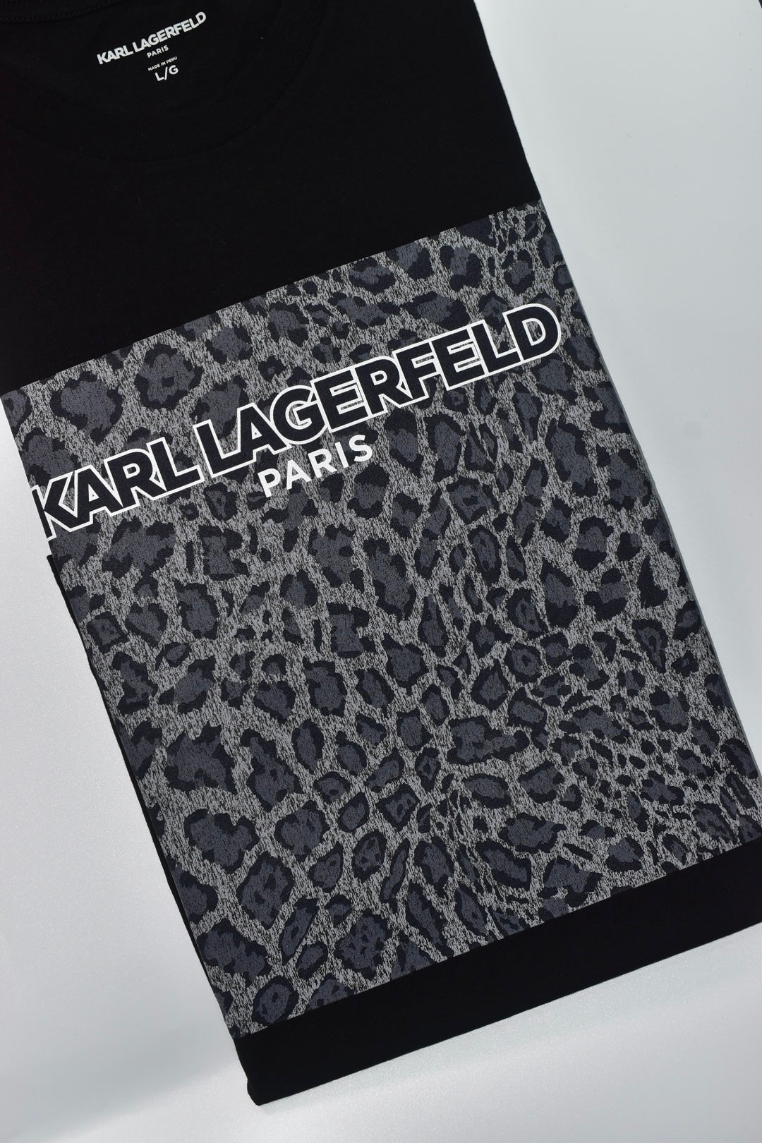 CAMISETA KARL LAGERFELD COLECCION ORIGINAL NEGRO C0155