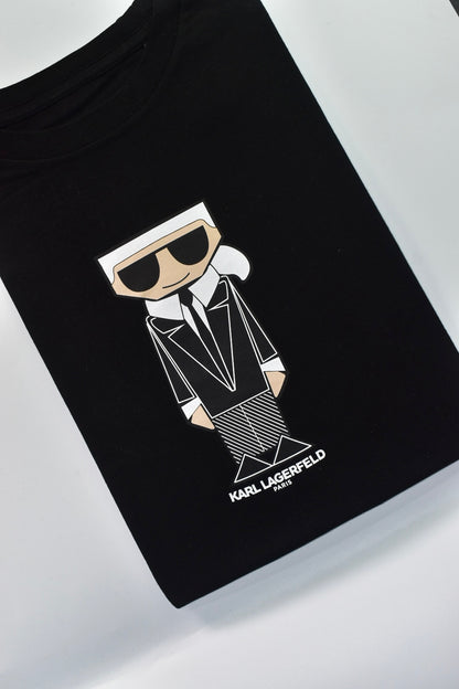 CAMISETA KARL LAGERFELD COLECCION ORIGINAL NEGRO C0159