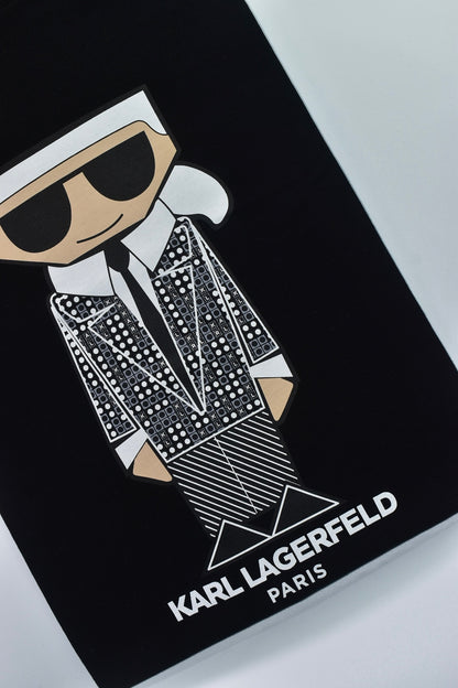 CAMISETA KARL LAGERFELD COLECCION ORIGINAL NEGRO C0161